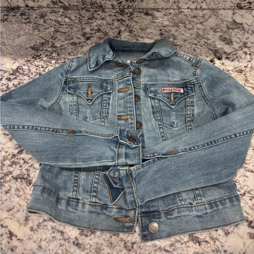 Hudson Kids Jeans Light Blue Denim Jacket size 8